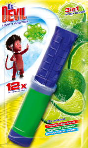 E-shop Dr. Devil 3v1 Point Block WC blok v tube Lime Twister, 75 ml