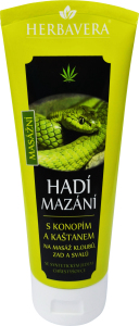 Herbavera Hadie mazanie s konope a gaštanom, 200 ml