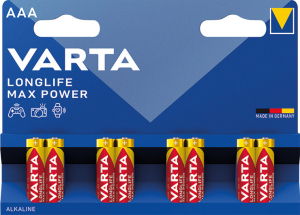 Varta Longlife Max Power AAA mikrotužkové batérie 8 ks
