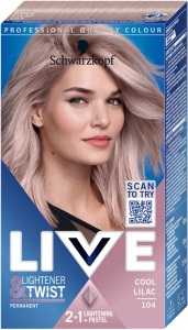 Schwarzkopf Live farba na vlasy 104 Cool Lilac