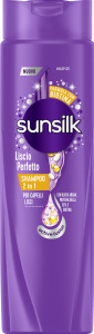 Sunsilk šampón 2in1 Liscio Perfetto pre rovné vlasy, 250 ml