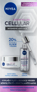 Nivea Cellular Expert Filler Vyplňujúce hyalurónové sérum a denný krém 30 ml + 50 ml