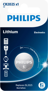 Batéria Philips Lithium CR2025 1 ks 3V