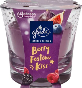 Glade sviečka vonná Berry Festive Kiss, 112 g