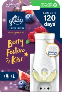 Glade osviežovač vzduchu Electric Berry Festive Kiss, 1+20 ml