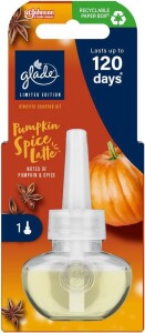 Glade Aromatherapy náplň osviežovača vzduchu Electric Pumpkin Spice Latte, 20 ml
