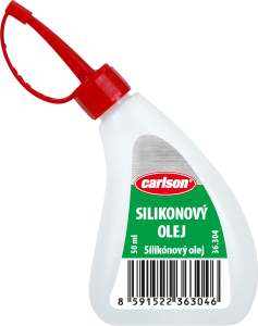 Carlson silikónový olej s kvapkadlom, 50 ml