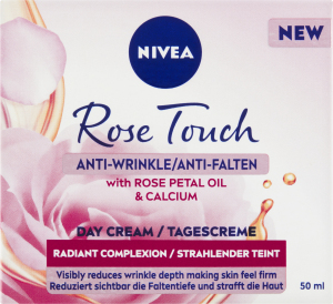 Nivea Rose Touch denný krém proti vráskam 50 ml