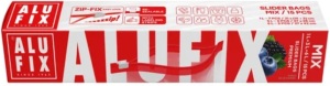 Alufix vrecká uzatvárateľné so zipsom mix 1 l + 3 l + 6 l, 15 ks