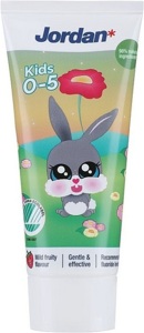 Jordan Kids zubná pasta pre deti, vo veku 0-5 rokov, 50 ml