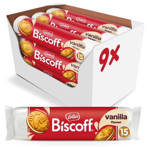 Lotus Biscoff Sušienky spojené krémom s vanilkovou príchuťou 9 x 150 g
