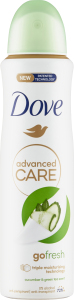 Dove Advanced Care Uhorka antiperspirant v spreji, 150 ml
