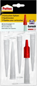 PATTEX Náhradné aplikačné špičky na kartuše, 5 ks