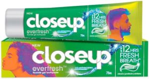 Detailný záber na Everfresh Menthol Paradise zubná pasta, 90 g