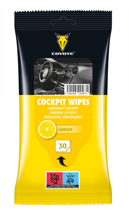 COYOTE Obrúsky Cockpit citrón 30 ks