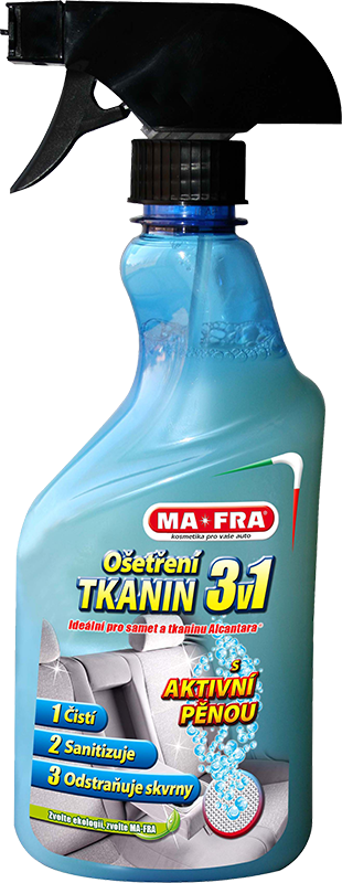 Ošetrenie tkanín 3v1 s aktívnou penou 500ml - sprej
