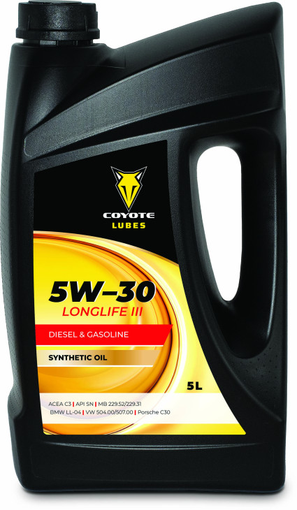 COYOTE LUBES 5W-30 Longlife III 5 L