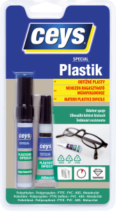 Ceys Special Plastik lepidlo na ťažké plasty, 3 g + 4 ml