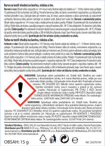 Ideal Dúha šedá, farba na textil na bavlnu, viskozu a ľan, na 300 g látky, 15 g