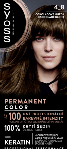 Syoss farba na vlasy, 4-8 Čokoládovo Hnedý
