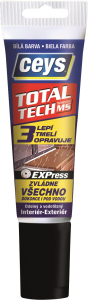 Ceys Total Tech vodeodolné lepidlo a tmel, biely, 125 g