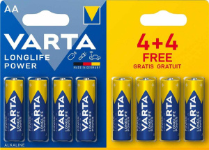 Varta High Energy, batéria AA, alkalické, 8 ks