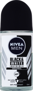 Nivea Men Black & White Invisible Original guľôčkový antiperspirant, 50 ml