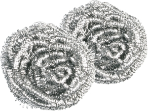 Spokar nerezová drôtenka, 2 ks