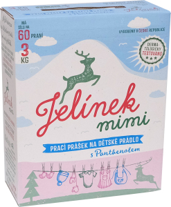 Jelínek mimi prací prášok pre bábätká, 60 praní, 3 kg