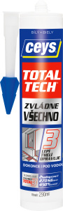 Ceys Total Tech univerzálne lepidlo a tmel, biely, 290 ml