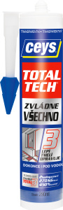 Ceys Total Tech univerzálne lepidlo a tmel, transparentné, 290 ml