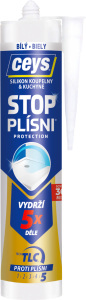 Ceys Stop Plesni sanitárny silikón, biely, 280 ml