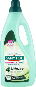 Sanytol Dezinfekcia čistič podlahy & plochy limetka 4 účinky, 1 l