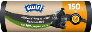 Swirl vrecia na objemný odpad 150 l, 770 × 1077 mm, 32 µ, 10 ks