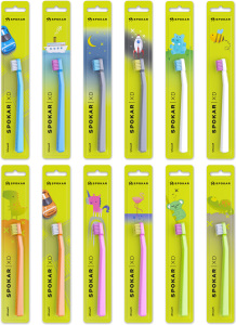 Spokar XD 3435 detská zubná kefka veľmi mäkká