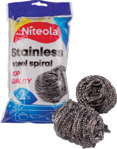 Niteola nerezová drôtenka špirálová, 2 ks