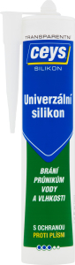 Ceys Univerzálny silikón, transparentný, 280 ml