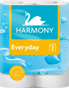 Harmony EveryDay 2vrstvové kuchynské utierky, 2 rolky