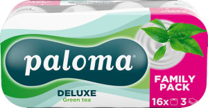 Paloma 3vrstvový toaletný papier Green Tea, 16 roliek