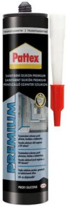 Pattex Premium Sanitárny Silikón Transparentný, 310 ml
