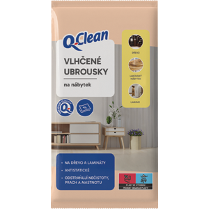 Q Clean vlh ubr na nábytok (40ks/sáč)
