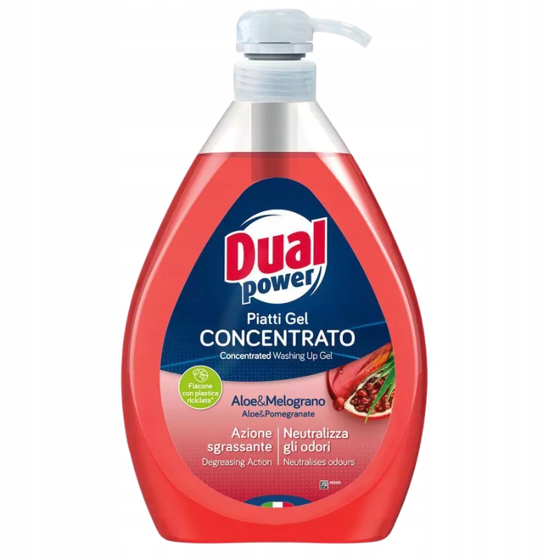 DualPower gel na nádobí 1L Aloe & Pomegranate Ks
