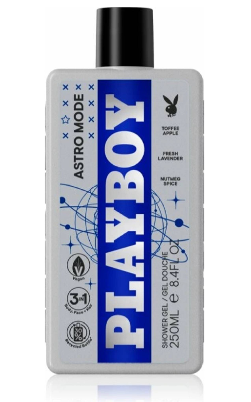Playboy Astro Mode sprchový gél 3 v 1 pre mužov 250 ml