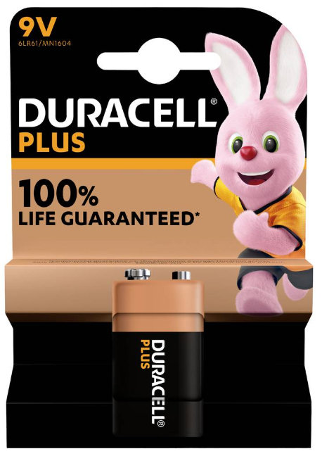 Batéria 9V Duracell BASIC, 1 ks (blister)