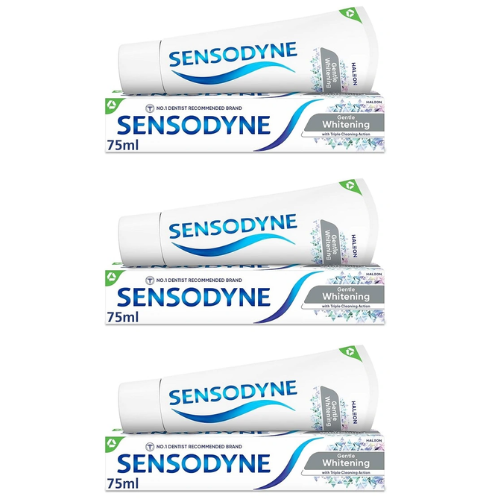 Sensodyne zubná pasta Gentle Whitening 3x75 ml