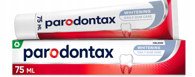Parodontax Bieliaca zubná pasta Whitening odstraňuje škvrny 75 Ml