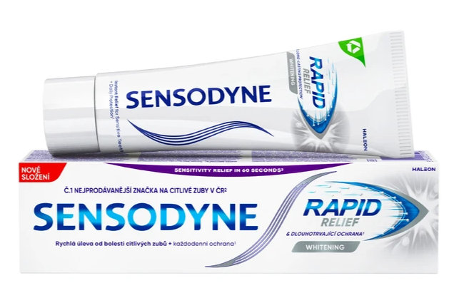 Sensodyne Rapid Whitening zubná pasta 75 ml