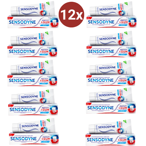 Sensodyne Sensitivity&Gum zubná pasta 12x75ml