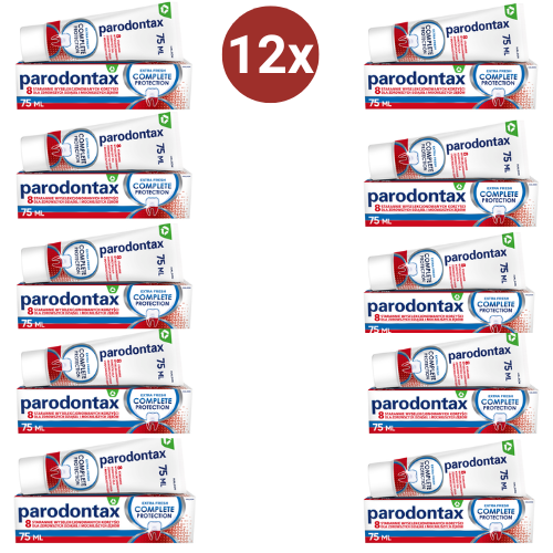Parodontax Complete Protection osviežujúca zubná pasta, 12x75 ml