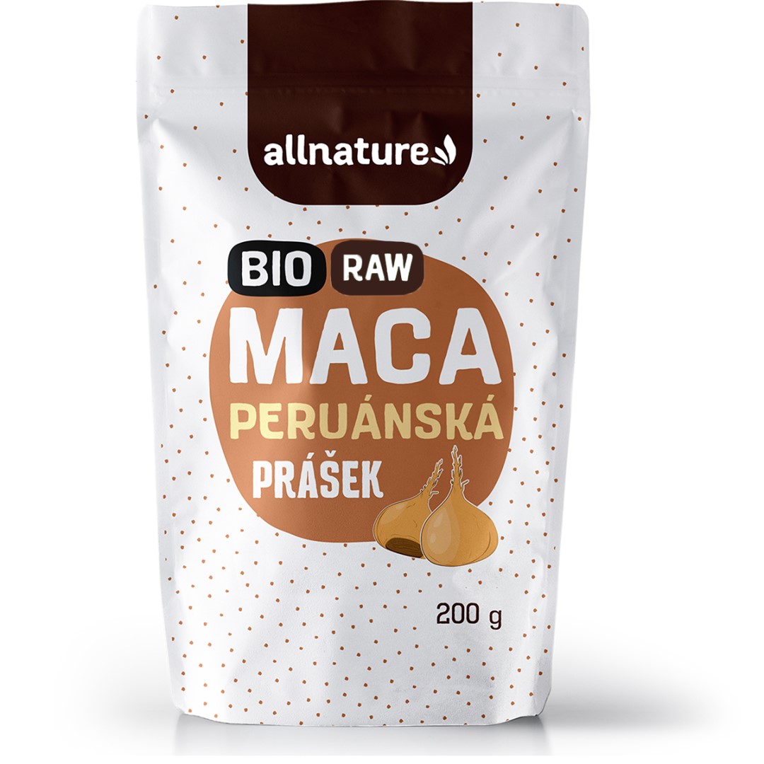 Allnature Maca prášok BIO RAW 200 g